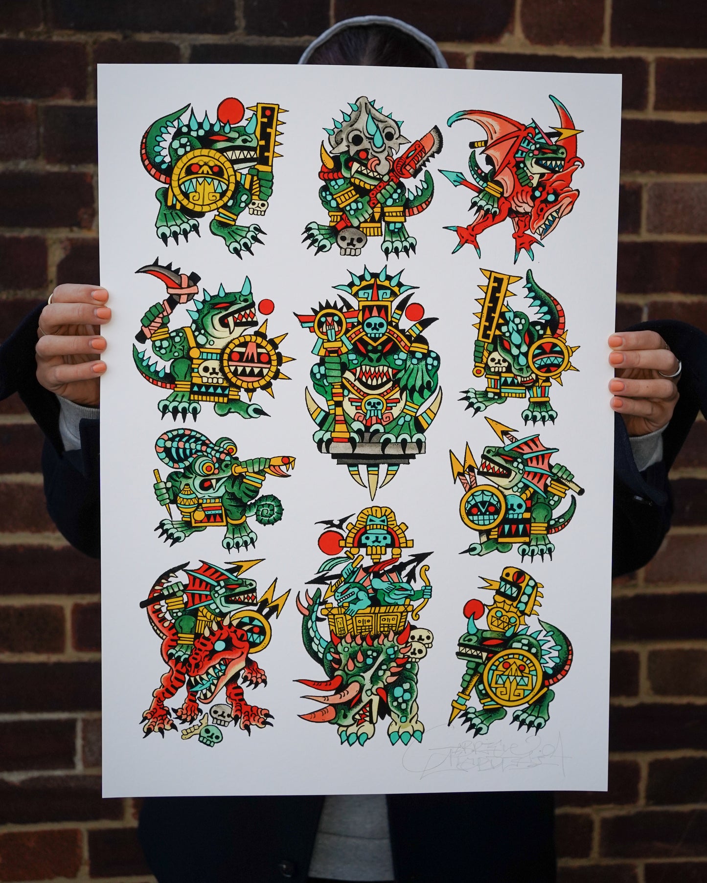 Lizardmen Fine Art Gicleè Print