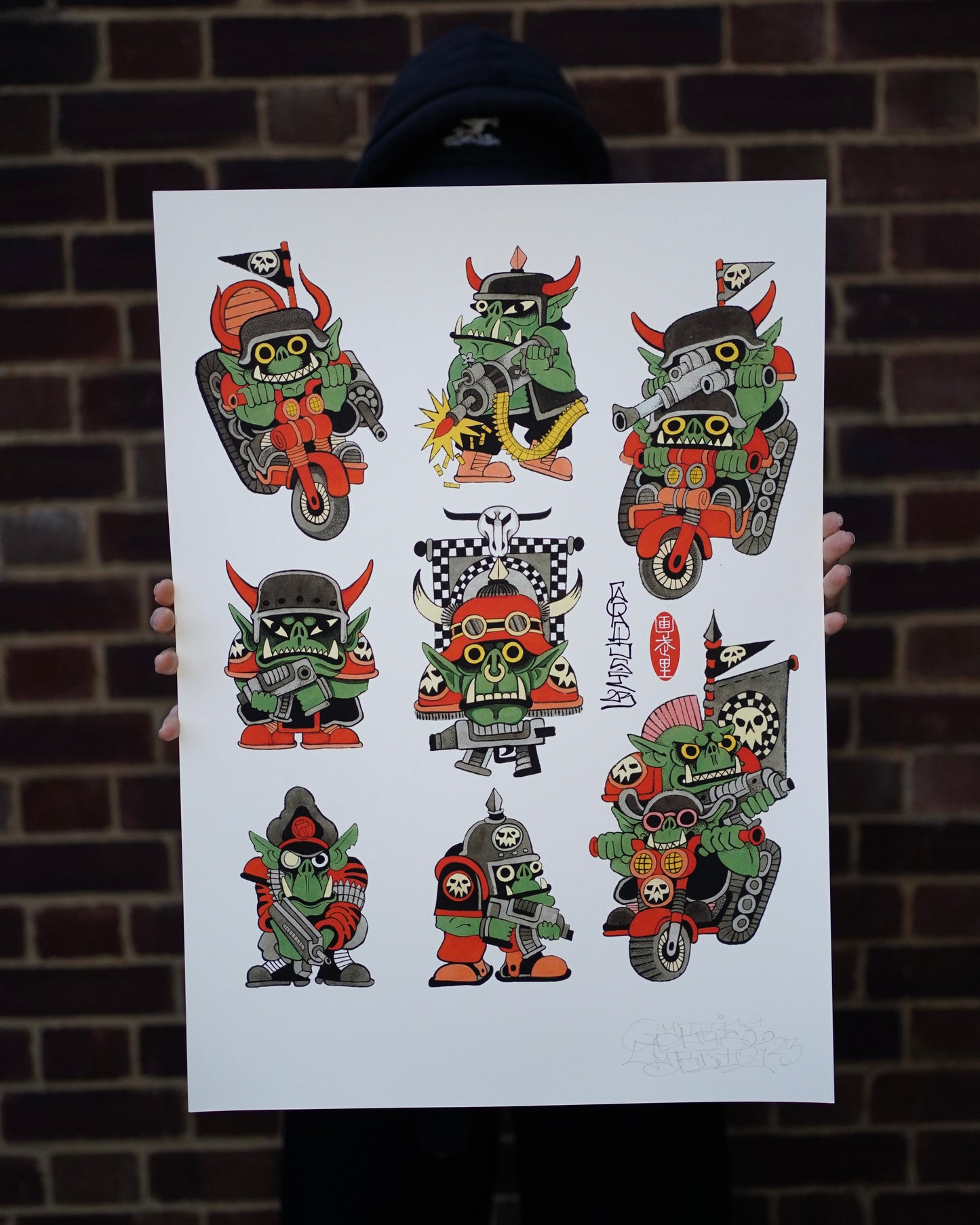 Red Orks Fine Art Gicleè Print