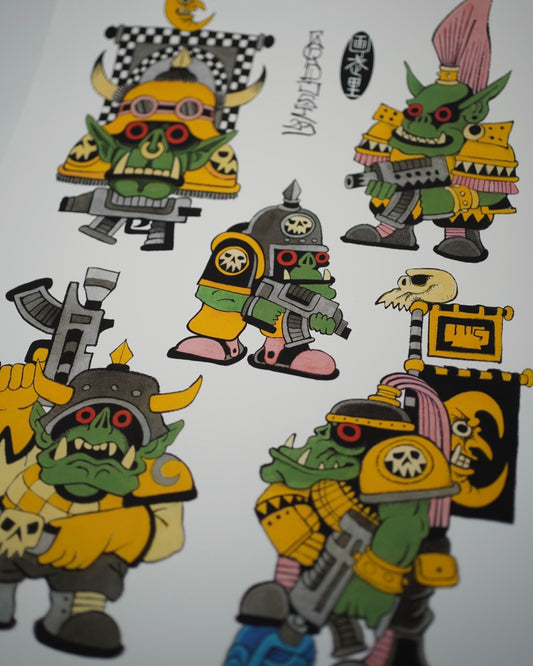 Yellow Orks Fine Art Gicleè Print